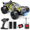 DEERC 1:14 Brushless Ferngesteuertes Auto Erwachsene, 43 MPH 4WD Offroad-Truck mit 7-Farbiger LED, Metall-Stoßdämpfern, 2×7,4V Akkus, All-Metal-Antrieb, 3 Lichtmodi, 3S LiPo-kompatibel.