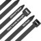 NEEKFOX Bridas Negras 200mm x 7.6mm, 100 Piezas, Bridas Resistentes a los Rayos UV con 75 kg de Resistencia a la Tracción, Bridas Autoblocantes para la Gestión de Cables, Jardinería, Talleres