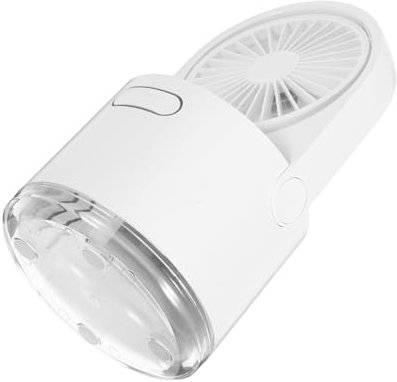 TOPBATHY Ventilateur Humidificateur USB Brumisation Et Veilleuse Mini Ventilateur Portable Réservoir Eau Pour Utilisation