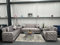 Stella Furniture - CHESTER 2 Piece Sofa Sets for Living Room with Three Cushions - Convertible 3 and 2 Seater Sofa Sets, Couches with Storage - Free Assembly & Delivery (Gray, 3+2 Seater)