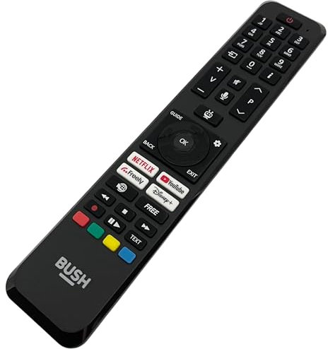 Genuine Replacement Bush RC45165T Bluetooth Voice TV Remote Control Compatible with 43UT24SB 50UT24SB 55UT24SB Smart 4K HDR TiVo Freely LED