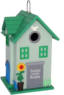 Vogelhaus Sweet Home grün 16,5 x 16,5 x 26 cm Nistkasten Kleinvögel