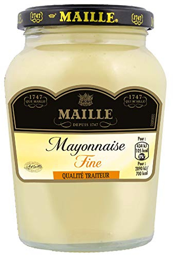 Maille Mayonnaise hochwertige Gastronomiegläser, glatte Textur, verstärkt mit Dijon-Senf, 320 g