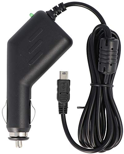 AccuCell KFZ-Ladekabel Mini-USB mit TMC-Antenne, 2A Ladestrom