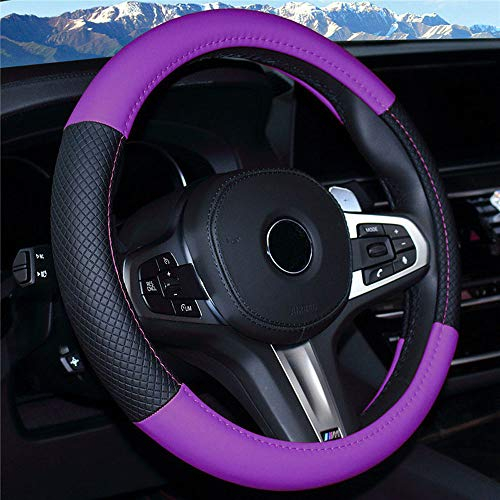 Istn 2018 Neuwagen Lenkradbezug Komfort Haltbarkeit Sicherheit Fall (14,5 '' - 15 '', Lila)