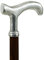Gehstock CAVAGNINI Eleganter Zeremonie- Holz- für Senioren Damen und Herren- Länge anpassbar (Derby- Braun)
