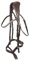 PFIFF 102690 Trensenzaum Kadira, anatomisch, gepolstert, Reithalfter Lederhalfter, Braun, Pony
