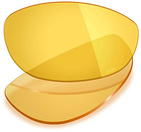 Mryok Verres de rechange pour Oakley Monster Dog - Options, Anti-corrosion de l'eau de mer - Jaune HD, Taille unique