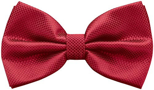 BomGuard Papillon adult uomo donna a scacchi,rosso