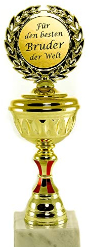 SünGross Pokal für den besten Bruder der Welt