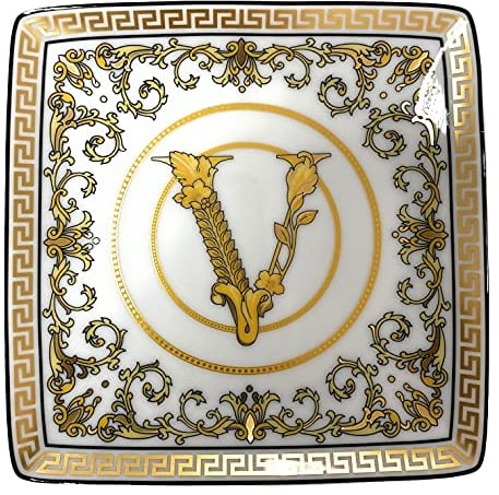 Versace by Rosenthal - Schale, Teller, Schälchen - Virtus Gala White - R - 12 x 12 cm - Porzellan