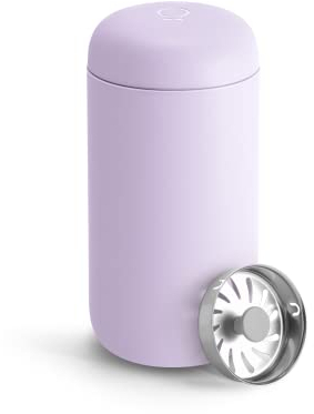 Fellow Carter Move Reisebecher, vakuumisoliert, Edelstahl, Reise-Kaffeebecher, Kaffeebecher mit Keramik-Innenseite und Spritzschutz, 340 ml, Lavendelviolett