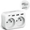 LENCENT Adaptateur Prise USA Américaine Canada, Prise Française avec 3 Ports USB et 1 Port USB-C adapté aux États-Unis Mexique Thaïlande，Adaptateur Mâle USA Femelle France Type B