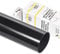 POLI-FLEX® TURBO® - Transferfolie für Textilien - Flexfolie zum Aufbügeln, Plotterfolie für DIY Shirts, Schwarz matt, 30,5 cm x 122 cm