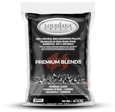 Louisiana Grills - Sac de pellets alimentaire 18 kg granulés Saveur charbon