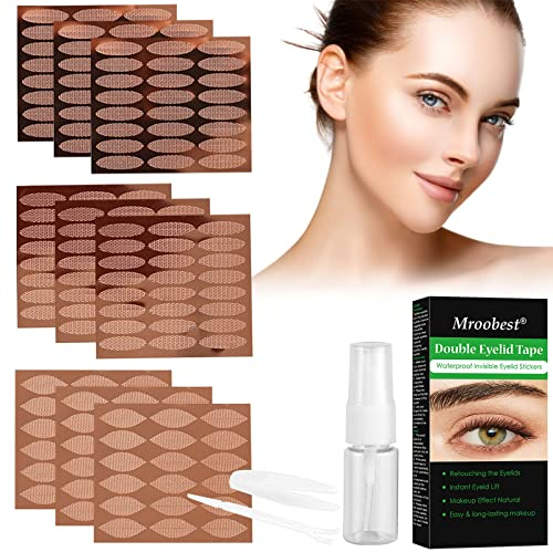 396Pcs Adesivi a Doppia Palpebra, Double Eyelid Tape, Invisibile Nastro a Doppia Palpebra, Sollevamento istantaneo Degli occhi Senza Chirurgia, Perfetto per incappucciato, Uneven, M+L+XL