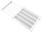 KAKAKE DIY Cabinet Divider Storage Rack, Expandable Closet Tension Shelf High Hardness Easy Installation for Kitchen for Wardrobe(38‑55cm / 15‑21.7in Length)
