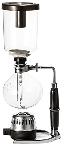 Fenteer Cafetera sifón 3/5 Tazas Cafetera al vacío para Oficina, 160x110x360mm