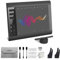 TeinenRon Tableta de dibujo gráfico, tableta de dibujo de 10 x 6 pulgadas con bolígrafo de 8192 niveles y bolsa, 12 teclas de acceso rápido, compatible con PC/Mac/Android para pintura, diseño y