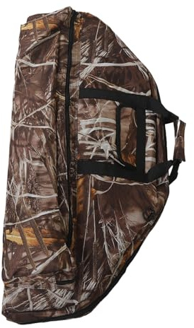 Dilwe Compound-Bogen-Tasche, 95 cm, Canvas-Compound-Bogen-Tasche, Großes Fassungsvermögen, Leicht, Tragbar, mit Pfeiltasche (Tarnung)