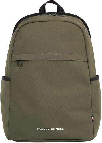 Tommy Hilfiger Herren Rucksack Element Backpack Groß, Mehrfarbig (Army Green), Einheitsgröße