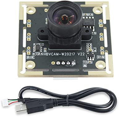 SCUDGOOD USB 1280x720 OV9732 Videokamera-Modul, 1 MP, 72°/100° einstellbar, manueller Fokus, Objektivüberwachungsmodul, Plug and Use OV9732 Videokamera-Modul, USB-Laufwerk