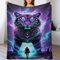 PAZZK Premium Tagesdecke | Bettüberwurf Wohndecke Weiche Flannel Tiger Decke Sofadecke Mit 3D Muster Vier Jahreszeiten Wohndecke Für Bett/Couch（150×200cm）