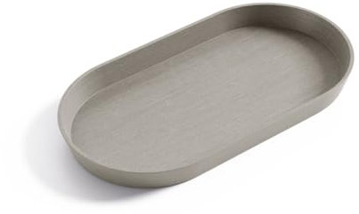 Ecopots Untersetzer Tokyo 30 für Blumentöpfe - L 28,4 cm x B 15,4 cm x H 2,4 cm - Innen- und Außenbereich