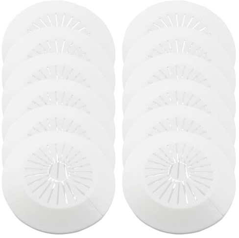 QEQSHQO 10pcs Radiateurs de Tuyau en Plastique Cache Tuyau Radiateur Rosaces Simples Rosace Radiateur Cache Tuyau Manchons De Tuyaux pour Les Tuyaux de 14-29 mm