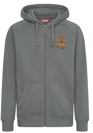 derbe Herren Walross Sweatjacke GOTS Zip Hoodie