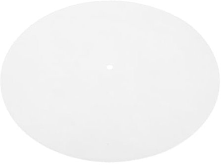Toyvian Filz Plattentellermatte Weiß Rutschfeste Schallplatten Slipmat Für Vinyl Plattenspieler Universelle Schutzmatte Zur Klangverbesserung