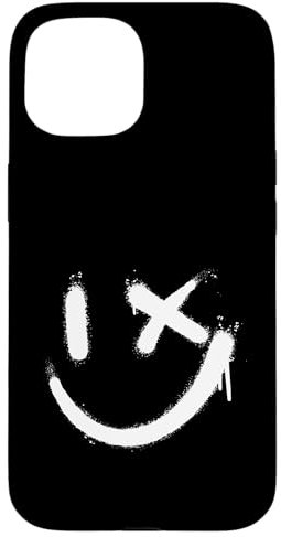 Graffiti-Kunst Smile Grafitti-Kunst Straßenkunst Urbaner Hip-Hop Hülle für iPhone 15