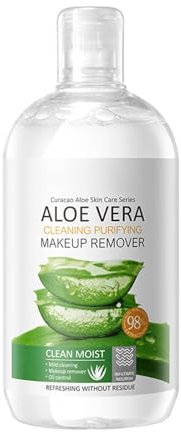 Aloe Vera Abschminkwasser – Sanfte Reinigung für Gesicht & Augen (490 ml,Für Alle Hauttypen), Mildes Make-up-Entferner, Beruhigendes Mizellenwasser (1)