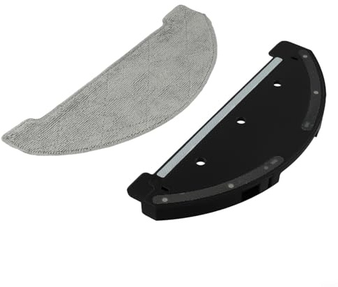 EffiFish Support de tissu mobile avec tampon en microfibre, support de rechange compatible avec aspirateur robot Imou L11 S9 VXVC11 (noir)