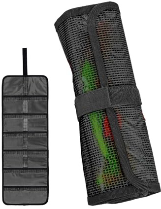 Quorvex Small Tackle Bag - Protective Cover Saltwater Hook Cover - Waterproof Portable Foldable Pouch for Anglers Storage Boat Trips Beginner Husband Kayak Enthusiasts Gear
