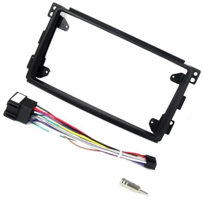 Panneau D'autoradio pour Benz pour Smart pour Fortwo W451 2005-2010 Cadre D'autoradio 9 Pouces Montage sur Panneau Stéréo Garniture Façade Cadre Radio