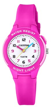 Calypso Montre pour Enfants K6069/1 Sweet Time Boîtier en Plastique Multi Bracelet en Plastique Rose