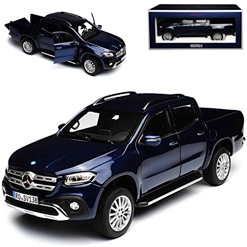Norev Mercedes-B X-Klasse Pick-Up 470 Blau Metallic Ab 2017 1/18 Modell Auto