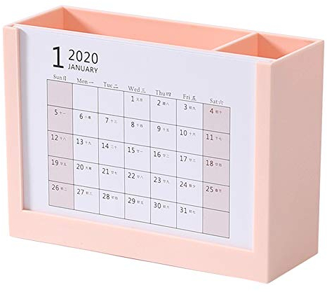 1 x Schreibtischkalender, kreativer Monatskalender, perfekt für die Heimplanung.