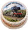 Flying Scotsman Train Personalised PRE-CUT Cake Topper 7.5 Inch Round Edible Icing Sheet Birthday Decoration