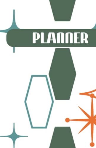 Planner: Undated Mid-century Modern Personal Planner
