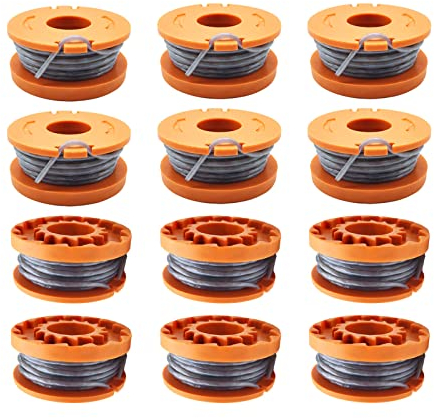 CDIYTOOL Bobine de fil de rechange compatible avec Mac Allister MGTP18Li - Bobine de fil de 1,65 mm et bobine pour débroussailleuse MGTP18Li (12)