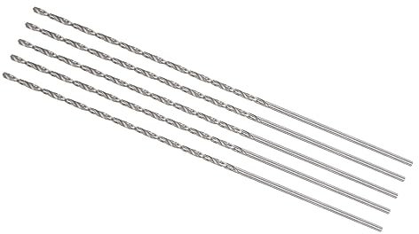 CoCud Mini Spiralbohrer Bohrer 1.5mm Bohrer Durchmesser 100mm Gesamt Länge Schnellarbeitsstahl Spiralbohrer Bit - (Anwendung: für Metall Plastik und Holzarbeiten) 5Stk