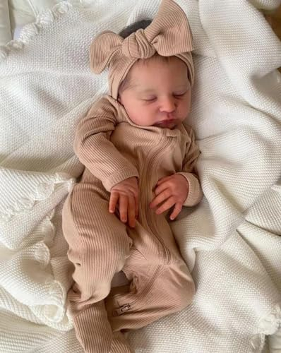 Zero pam Reborn Baby Dolls 20 Inch Realistic Baby Doll Real Babys That Look Real Reborns Babies Silicone Reborn Dolls Girls Life Size Doll For Children Age 3+