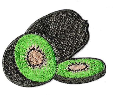 Patche écusson Kiwi fruit patche brodé thermocollant fruits