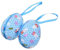 Amosfun 2stücke Ostereier Hängedekoration Bunte Eier Ornamente Für Ostern Festliche Deko Für Garten Und Innenräume