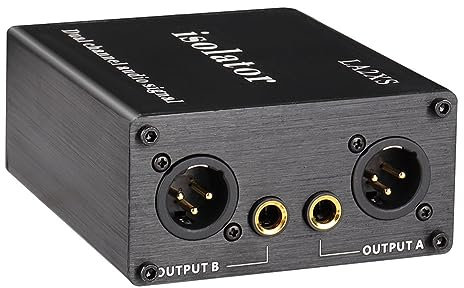 Fluaonb 1 PCS LA2XS Isolatore Audio Filtro di Riduzione del Rumore Elimina Il Rumore Corrente 6.5 Isolatori Audio del Mixer XLR, 500394563