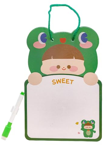 Zeichenbrett für Kinder, löschbares Malbrett, löschbares Schreibbrett, doppelseitiger Schreibblock mit Whiteboard-Stift, Vorschulspielzeug für Jungen und Mädchen