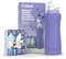 Cirkul Edelstahl-Wasserflasche, Starter-Set mit Immergrün-Deckel, 2 Geschmackskartuschen (1 LifeSip Blackberry Blueberry, 1 GoSip Berry Blue Punch), keine Kalorien und kein Zucker