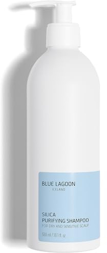 Blue Lagoon Skincare - Silica Purifying Shampoo - Contains Blue Lagoon Mineral Salts & Silica - Soothes Irritated/Sensitive Scalps - Natural Psoriasis Treatment - No Fragrance - 500ML